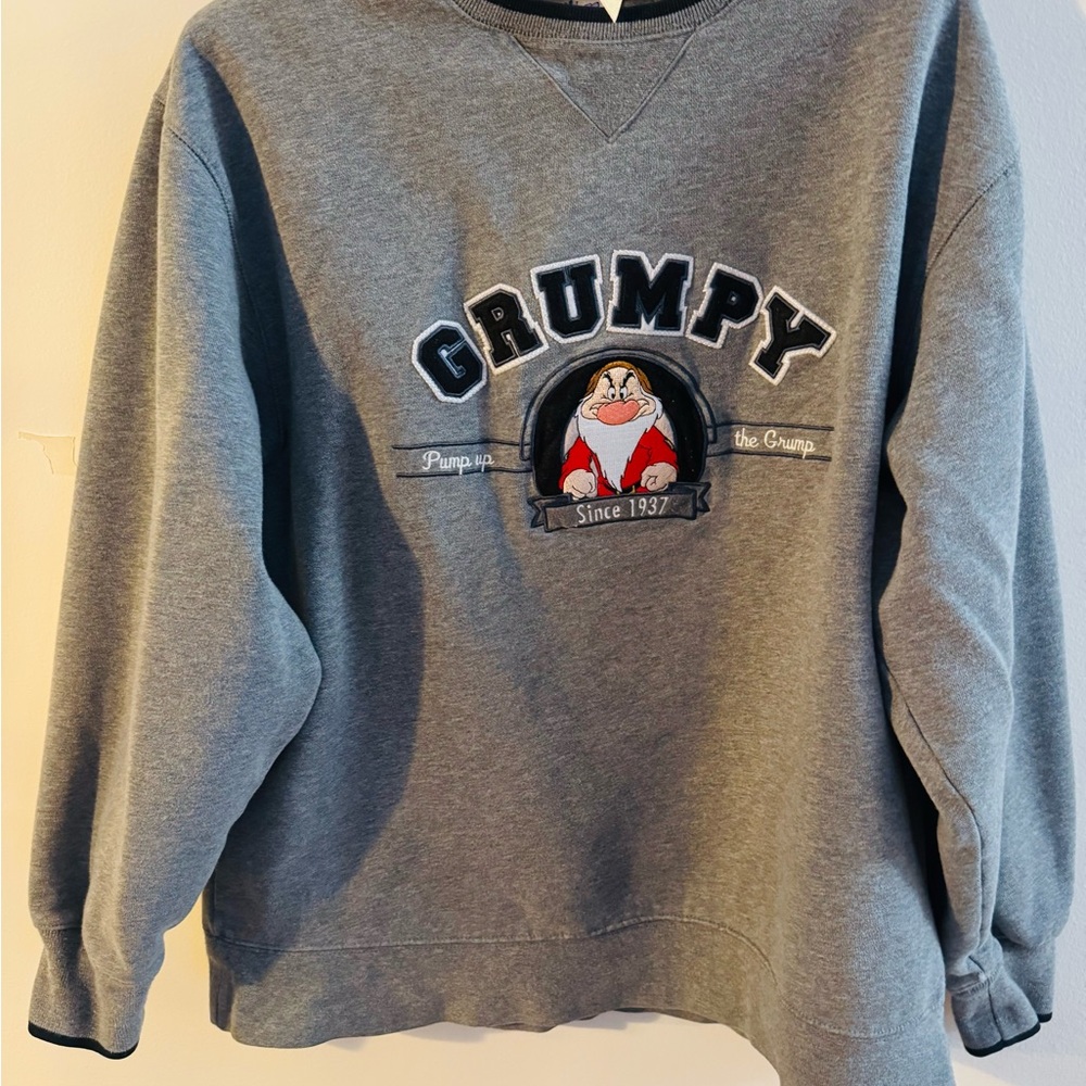 Disney Resort vintage Grumpy Character Crewneck Sweater